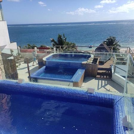 Bonita Habitacion Con Pequena Piscina A Aire Libre Puerto Morelos Buitenkant foto